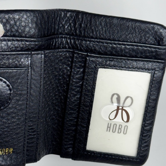 HOBO Black Textured Leather Wallet New Without Tags - Picture 4 of 11